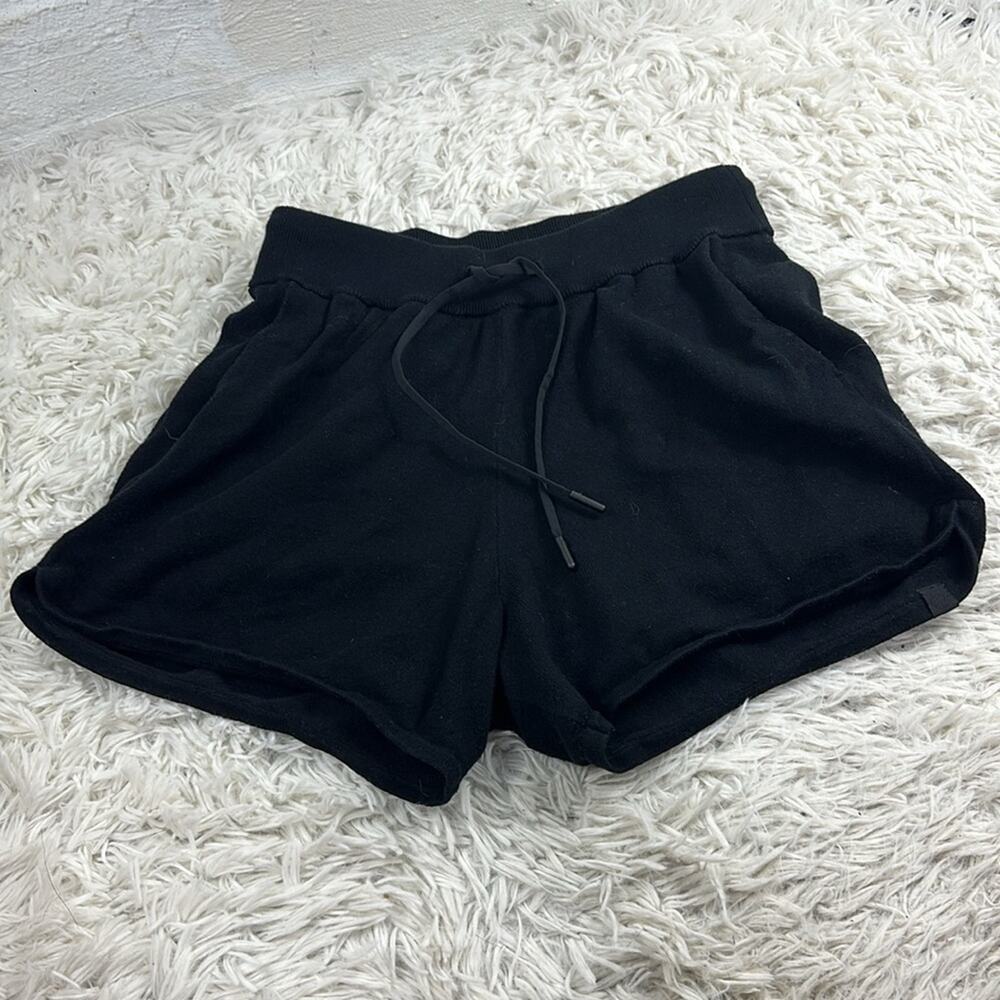 Lululemon Cotton-Cashmere Knit High-Rise Short 4" Black